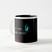 Tasse 2 Couleurs Make Up Artist - Mug, Coupe (Devant gauche)