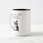 Tasse 2 Couleurs Making Pi Look Reasonable Math Humor Gift (Devant gauche)