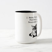 Tasse 2 Couleurs Making Pi Look Reasonable Math Humor Gift (Devant droit)