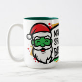Tasse 2 Couleurs Making Spirits Bright Christmas (Gauche)