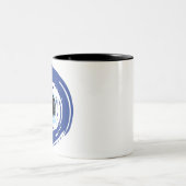Tasse 2 Couleurs Mal Oeil Artiste Bleu Grec (Centre)