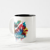 Tasse 2 Couleurs Malaisie (Devant gauche)