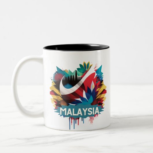 Tasse 2 Couleurs Malaisie (Gauche)