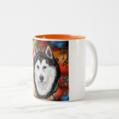 TASSE 2 COULEURS MALAMUTE ALASKA (Devant droit)