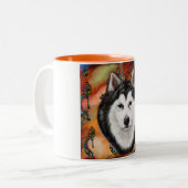TASSE 2 COULEURS MALAMUTE ALASKA (Devant gauche)