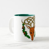 Tasse 2 Couleurs Mâle celtique (Devant gauche)
