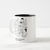 Tasse 2 Couleurs Malentendu sur le petit déjeuner en Bed (Devant gauche)