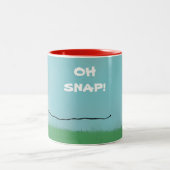 Tasse 2 Couleurs Malheur de Fox de pêche (Centre)