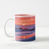 Tasse 2 Couleurs Malibu, CA photo pittoresque (Gauche)