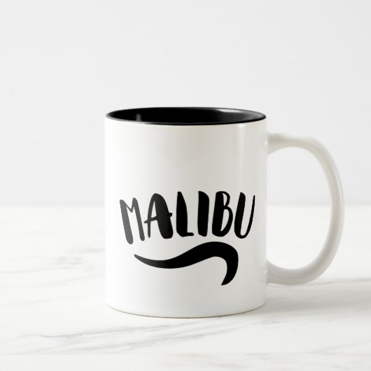 Tasse 2 Couleurs Malibu Californie (Droit)