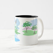 Tasse 2 Couleurs Mallard Duck (Devant droit)