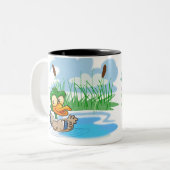Tasse 2 Couleurs Mallard Duck (Devant gauche)