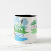 Tasse 2 Couleurs Mallard Duck (Centre)