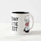 Tasse 2 Couleurs Maltipoo (Devant droit)