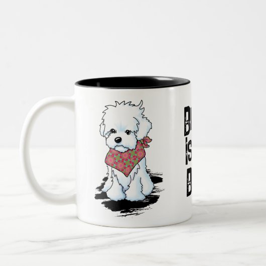 Tasse 2 Couleurs Maltipoo (Gauche)