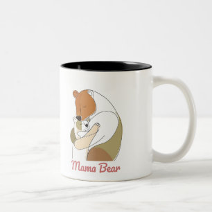 Tasse 2 Couleurs Mama Bear Mothers Day