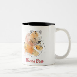 Tasse 2 Couleurs Mama Bear Mothers Day Tweekleurige Koffiemok