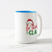 Tasse 2 Couleurs Mama Claus Christmas Design-60094 (Devant droit)