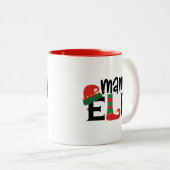 Tasse 2 Couleurs Mama Elf (Devant droit)