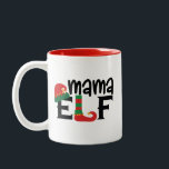 Tasse 2 Couleurs Mama Elf<br><div class="desc">Mama Elf Coffee Mug</div>
