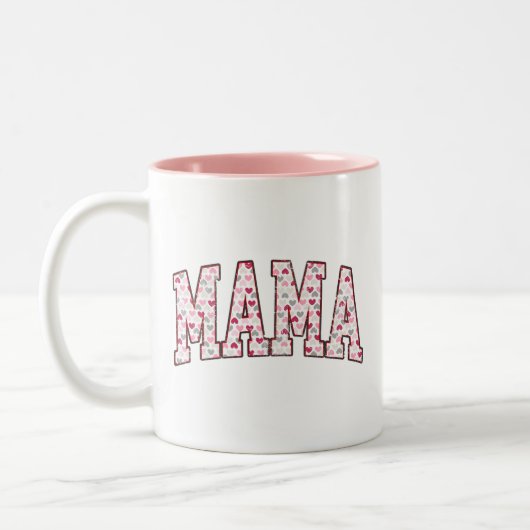 Tasse 2 Couleurs Mama Heart (Gauche)