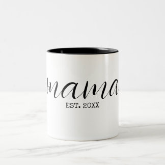 Tasse 2 Couleurs Mama personnalisée