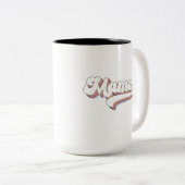 Tasse 2 Couleurs Mama Rétro (Devant droit)