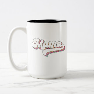 Tasse 2 Couleurs Mama Rétro