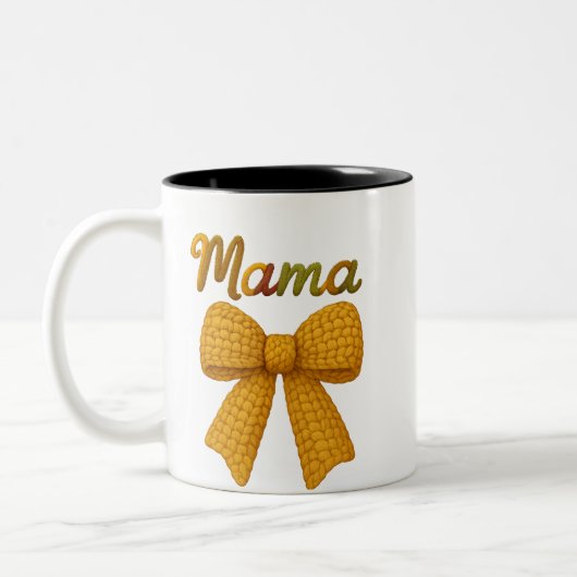 Tasse 2 Couleurs mama  yarn design (Gauche)