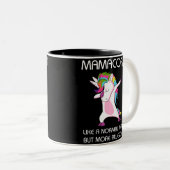 Tasse 2 Couleurs Mamacorne (Devant droit)