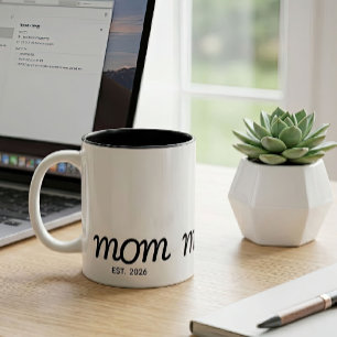 Tasse 2 Couleurs Maman a établi un nouveau cadeau pour maman