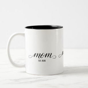 Tasse 2 Couleurs Maman a établi un nouveau cadeau pour maman