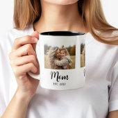 Tasse 2 Couleurs Maman a établi une photo de script