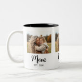Tasse 2 Couleurs Maman a établi une photo de script (Gauche)