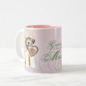 Tasse 2 Couleurs Maman blonde comme les blés de coeurs (Devant gauche)