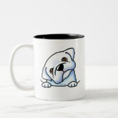 Tasse 2 Couleurs Maman Bouledogue (Gauche)