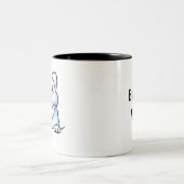Tasse 2 Couleurs Maman Bouledogue (Centre)
