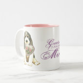 Tasse 2 Couleurs Maman cardiaque PBGV (Devant gauche)