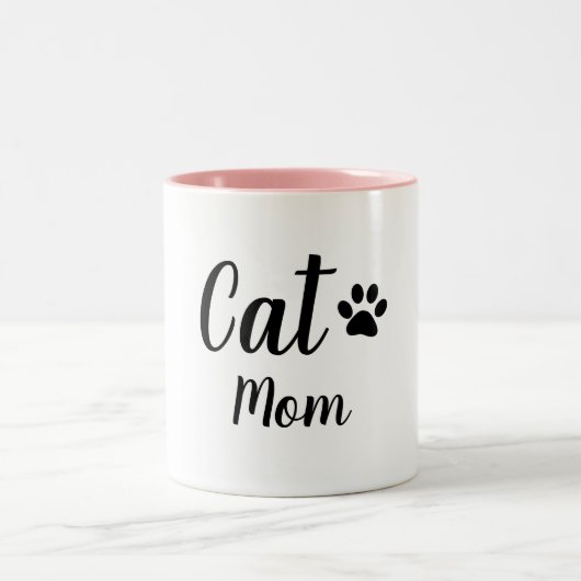 TASSE 2 COULEURS MAMAN CHIC DE CAT DE MUG_ (Centre)