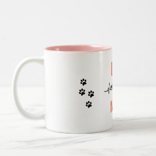 Tasse 2 Couleurs maman chien adoré animal de compagnie