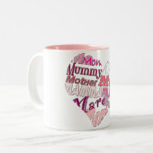 Tasse 2 Couleurs Maman d'amour (Devant gauche)