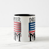 Tasse 2 Couleurs Maman de batteur (Centre)