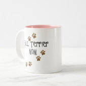 Tasse 2 Couleurs Maman de bull-terrier (Devant gauche)