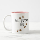 Tasse 2 Couleurs Maman de bull-terrier (Gauche)
