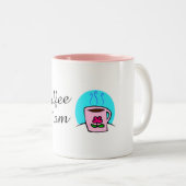 Tasse 2 Couleurs Maman de café (Devant droit)