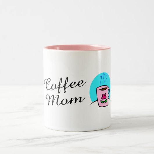 Tasse 2 Couleurs Maman de café (Centre)