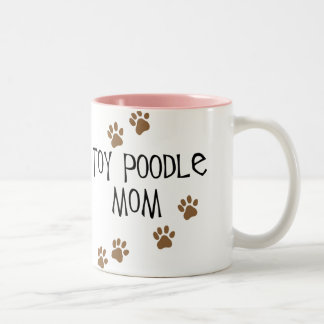 Tasse 2 Couleurs Maman de caniche de jouet