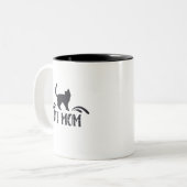 Tasse 2 Couleurs Maman de chat (Devant gauche)