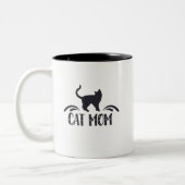 Tasse 2 Couleurs Maman de chat (Gauche)