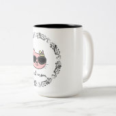 Tasse 2 Couleurs Maman de chat (Devant droit)